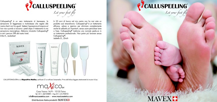 Trattamento Calluspeeling ovvero pedicure senza lame.